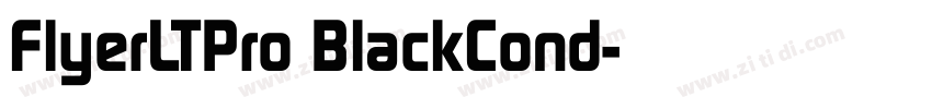 FlyerLTPro BlackCond字体转换 FlyerLTPro BlackCond字体转换